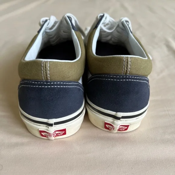 Vans Style 36 army green navy blue / size 11.0 (similar to Old Skool) - Picture 4 of 6